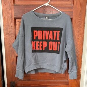 Uniqlo Sarah Morris SPRZ NYC Sweatshirt Size L